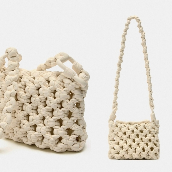 WOVEN CROSSBODY BAG - Picture 2 of 7